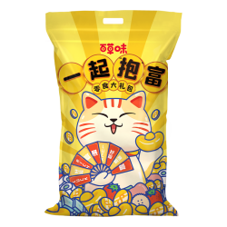 百草味 一起抱富休闲零食大礼包1613g+赠同款1613g