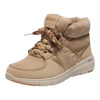 【明星同款】Skechers斯凯奇面包鞋冬季女鞋保暖短筒雪地靴子