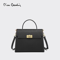 皮尔·卡丹 皮尔卡丹女包斜挎单肩真皮包包凯莉妈妈大容量头层牛皮送女友礼物
