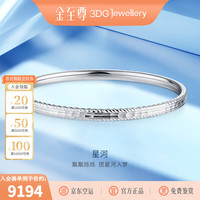 金至尊 星河铂金手镯PT950手镯女款时尚送女友礼物计价 58mm-10.71克(含工费910元)