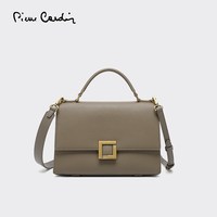 皮尔·卡丹 皮尔卡丹头层女包高级感单肩包轻奢气质百搭小方包新款送女友礼物