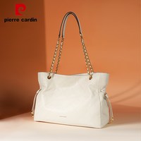 皮尔·卡丹 皮尔卡丹女包单肩腋下包时尚休闲托特包菱格包通勤百搭手提云朵包