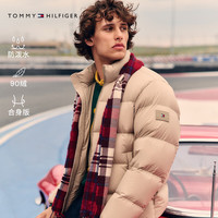 TOMMY HILFIGER 25秋冬男装防泼水立领90绒外套