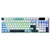 联想 GK10 Lite 98W无线蓝牙三模 &键盘 机械手感 蓝白拼色