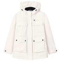 FILA 斐乐官方女士棉服2026春季时尚休闲连帽派克服保暖外套