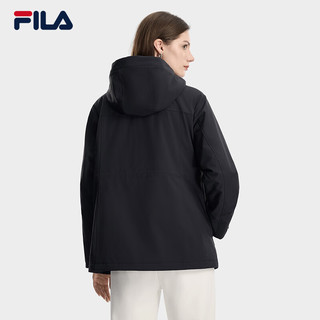 FILA 斐乐女士棉服2030春季时尚休闲连帽派克服保暖外套