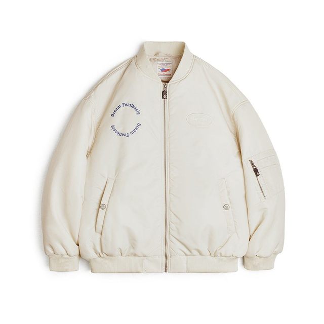 马登 工装 美式MA1飞行员夹克棉衣棉袄保暖bomber棒球服外套男秋冬