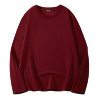 雪中飞 100%纯棉女士长袖打底衫 酒红312F 170/92A