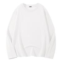 雪中飞 100%纯棉女士长袖打底衫 白色312F 165/88A