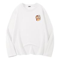 雪中飞 100%纯棉女士长袖打底衫 白色 175/96A