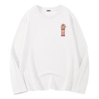 雪中飞 100%纯棉红色长袖打底衫女 175/96A