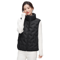 雪中飞 SNOWFLYING2024春秋男女同款立领羽绒马甲背心时尚休闲户外外穿