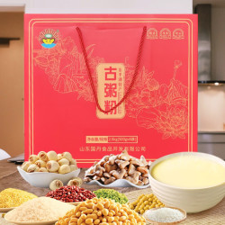 国丹 古粥粉高蛋白质杂粮芡实莲子红豆绿豆粗粮粥粉东平湖特产礼盒年货 2kg礼盒
