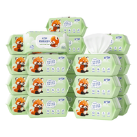 安可新 婴儿湿巾宝宝手口湿巾80抽*20包湿纸巾儿童洗脸巾家庭囤货大包装 【升级加大】 80抽 20包