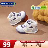 江博士 男女童加绒魔术贴步前鞋