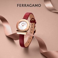 Salvatore Ferragamo 女士手表 F43020017 22.5mm 瑞士制造 小红金