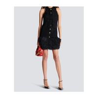 BALMAIN 女士露肩连衣裙 FF1R3335MH32