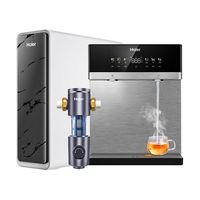 海尔（Haier）净水器家用1200G鲜活水PRO 3.0净水机大通量厨下式直饮机6年RO反渗透直饮过滤器前十名 鲜活水pro净水器+冷热管线机+前置三件套