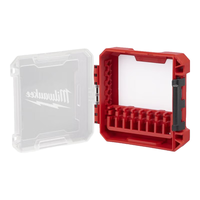 美沃奇存储盒自电钻头起子头批头收纳盒储存工具盒仅支持批头整理盒 小号批头盒(单面)48-32-9930