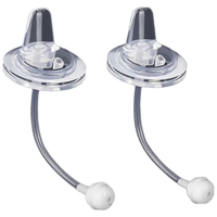 佩奇贝亲奶瓶配件直饮吸管鸭嘴奶嘴手柄套装配件重力球吸管奶瓶把手