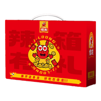佳龙辣条零食大礼包儿时经典味道五谷杂粮解馋休闲小吃年货节礼盒 佳龙辣箱有礼年货节礼盒【内含100包约1264g】