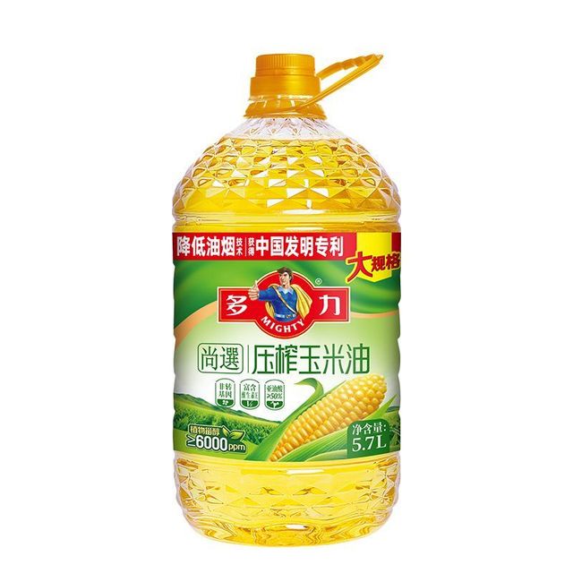 多力 压榨玉米油 5.7L 食用油