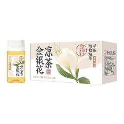 轻上 小轻甘金银花凉茶饮料严选优质金银花245ml正品官方旗舰店
