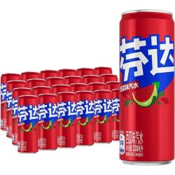 可口可乐 芬达西瓜味 碳酸汽水 330ml*24罐