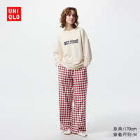 优衣库女装UT Sanrio套装/长袖起居服套装睡衣秋冬479971 01 乳白色 XL
