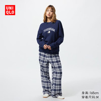优衣库女装UT Sanrio套装/长袖起居服套装睡衣485141 69 藏青色 XS