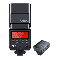 神牛V350相机机顶闪光灯引闪器高速同步外拍灯相机热靴灯自动测光户外便携外拍灯V350+X3 pro索尼版