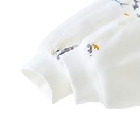 童泰（TONGTAI）婴儿裤子秋冬季纯棉男女宝宝高腰长裤儿童家居服睡裤夹棉童装