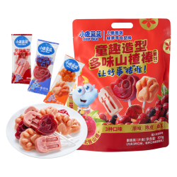小鹿蓝蓝 童趣造型多味山楂棒大礼包  宝宝零食儿童山楂棒零食 300g
