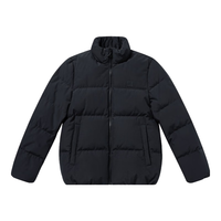 乔丹运动羽绒服女2020冬季新款女士短款加厚保暖休闲保暖运动外套(180/2XL、黑色(灰鸭绒))