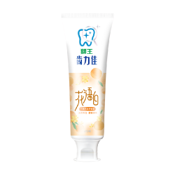 狮王 齿力佳花语白牙膏美白清新白桃乌龙90g*2