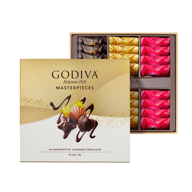歌帝梵 大师经典巧克力礼盒 100g*3+30g*2 24颗装