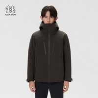 KOLON SPORT可隆冲锋衣2级防水防风透湿运动GTX ROCKDOWN羽绒服 深棕色DN-男 3XL