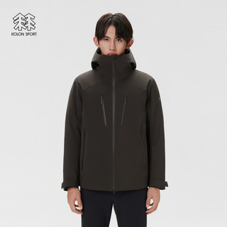 KOLON SPORT可隆冲锋衣2级防水防风透湿运动GTX ROCKDOWN羽绒服 深棕色DN-男 XS