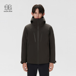 KOLON SPORT可隆冲锋衣2级防水防风透湿运动GTX ROCKDOWN羽绒服 深棕色DN-男 XS