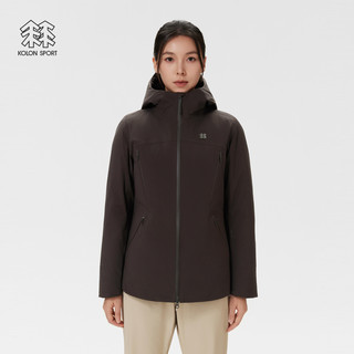 KOLON SPORT可隆冲锋衣2级防水防风透湿运动GTX ROCKDOWN羽绒服 深棕色DN-女 XL