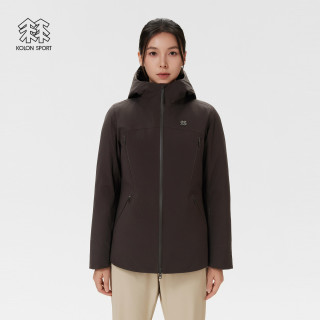 KOLON SPORT可隆冲锋衣2级防水防风透湿运动GTX ROCKDOWN羽绒服 深棕色DN-女 XL