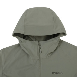  TOREAD/探路者 防风耐磨 男士软壳衣  松山绿 2XL
