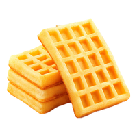 百草味 网红手撕面包整箱办公室早餐饼干蛋糕家庭装代餐 华夫饼1000g/箱