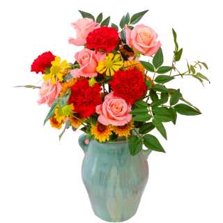 京东鲜花 花开富贵)-昆明鲜花基地直发玫瑰百合花多头花束1束鲜花源头直发