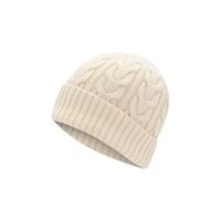 春竹 纯羊毛帽子2024秋冬显脸小毛线帽时尚休闲保暖纯色针织帽子女