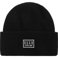 ELLE 双层100%羊毛帽子女高级感秋冬保暖男毛线帽针织帽月子帽