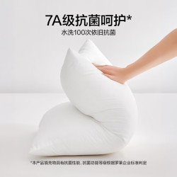 LOVO 罗莱生活 五星级酒店A类标准抗菌可水洗对枕 2只装