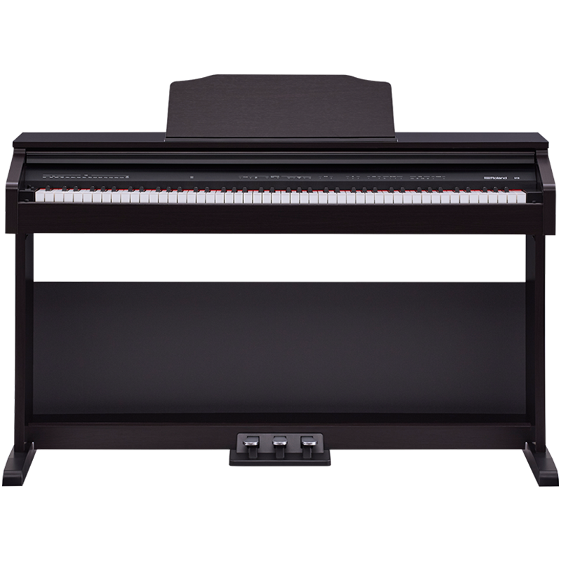Roland 罗兰 RP107 电钢琴 88键全配重 黑色 主体+耳机+琴凳+琴罩+谱架