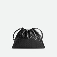 BOTTEGA VENETA BV Dustbag垃圾袋包迷你包腋下包肩背包 黑色 均码