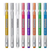 宝克高光标记笔 1.0mm彩色中性笔 大容量高颜值手帐笔 多功能彩色勾线绘画笔 会场宴会签名笔 金色 PC5088 单支